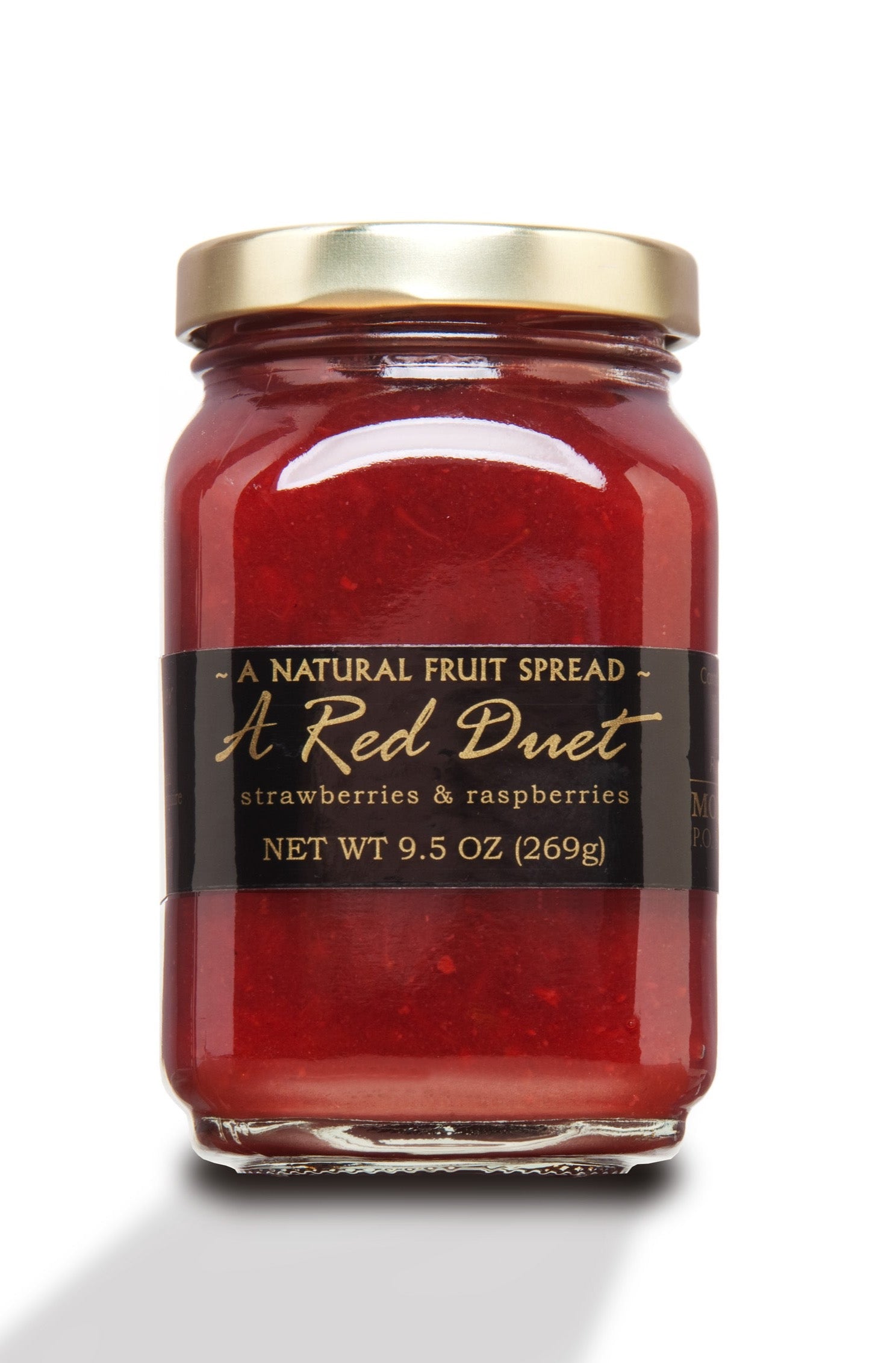 Mountain Fruit Company Red Duet - Strawberry Raspberry Fruit Spread/Jam 4-12 Jars Free Shipping!