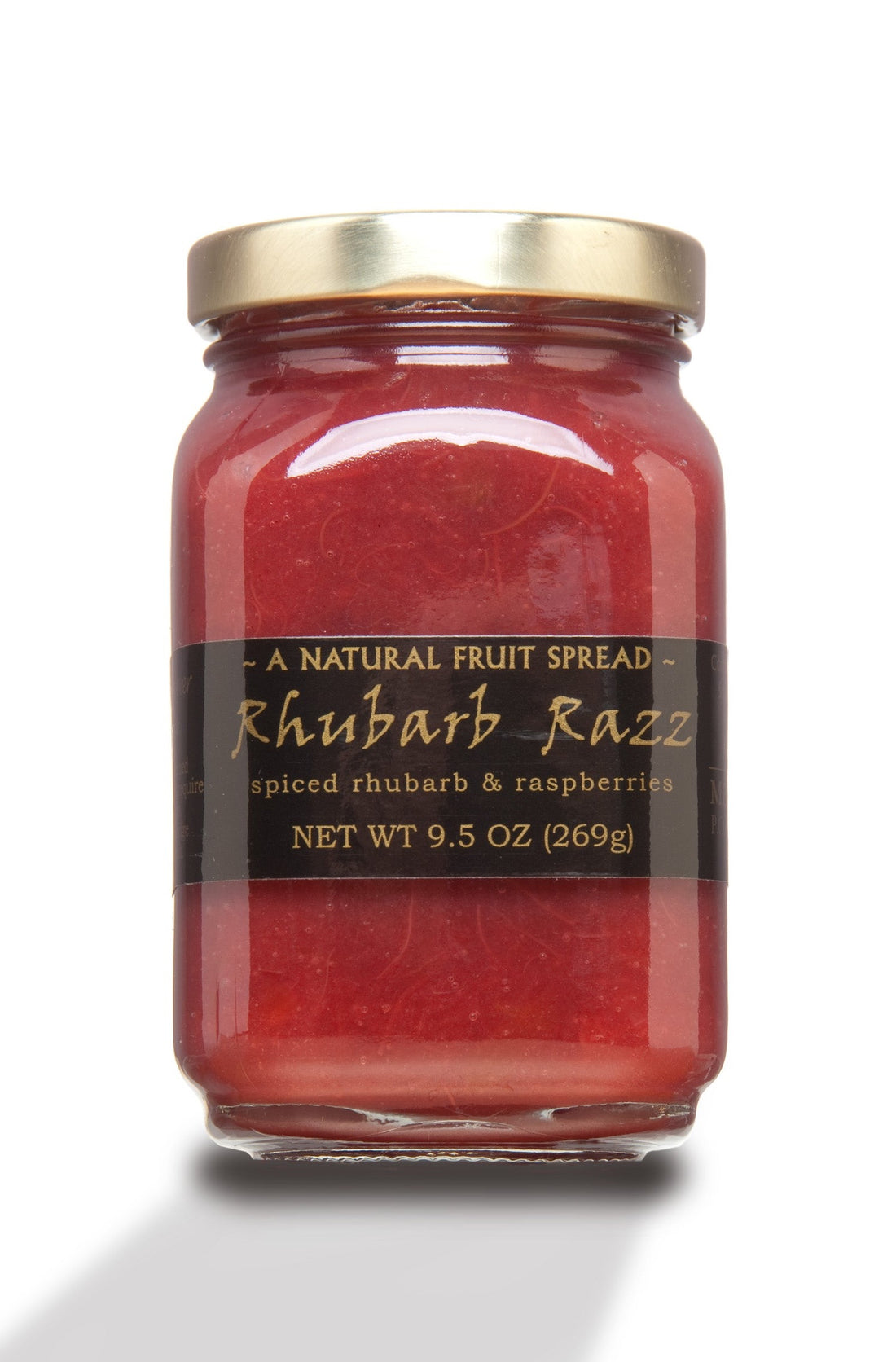 Mountain Fruit Company Rhubarb Razz - Rhubarb Raspberry Fruit Spread/Jam 4-12 Jars Free Shipping!