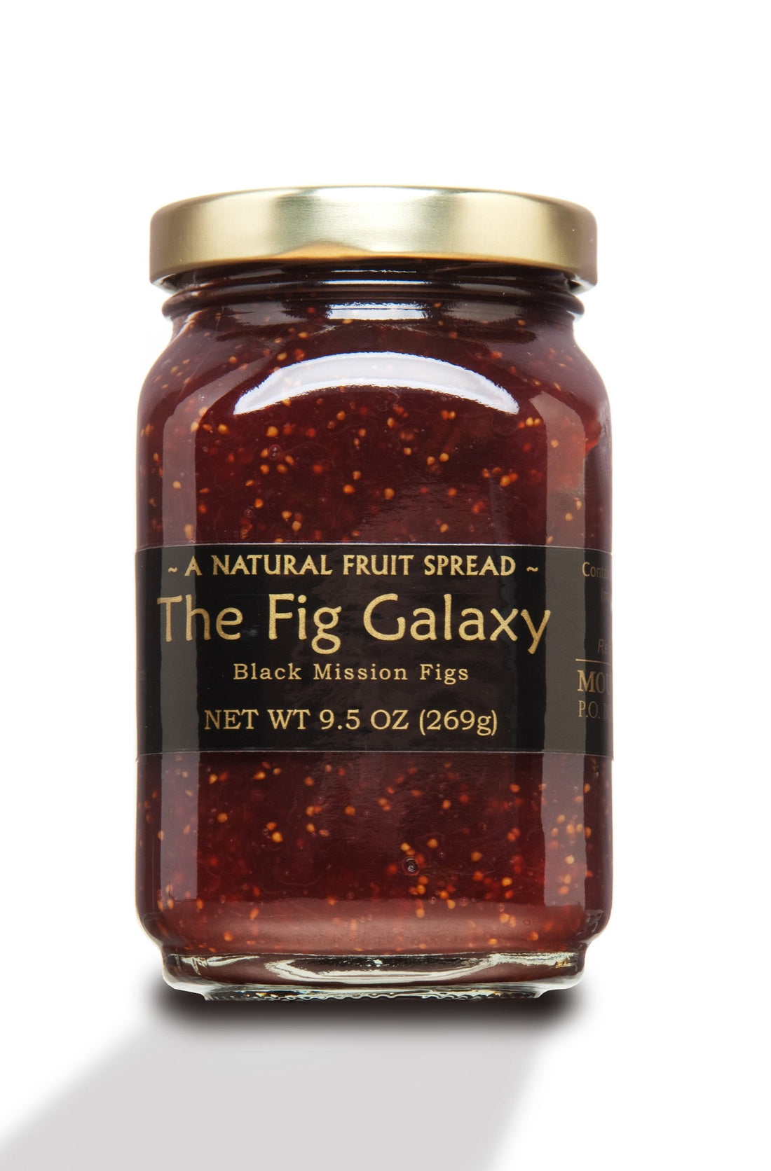 Mountain Fruit Company Fig Galaxy - Black Mission Fig Fruit Spread/Jam 4-12 Jars Free Shipping!
