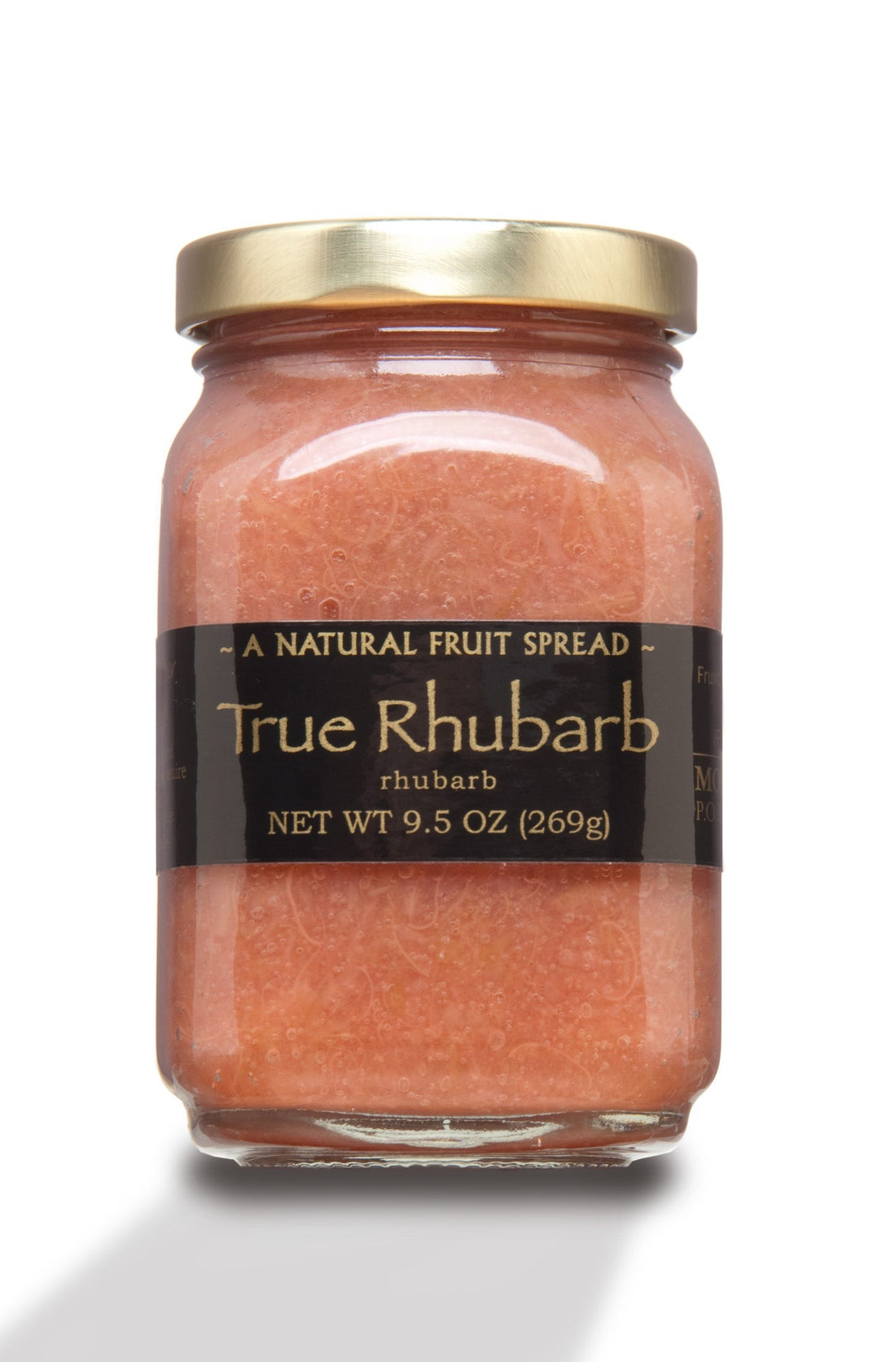 Mountain Fruit Company True Rhubarb - Plain Rhubarb Fruit Spread/Jam 4-12 Jars Free Shipping!