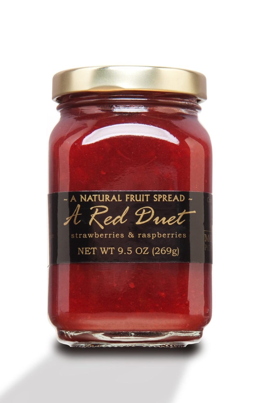Mountain Fruit Company Red Duet - Strawberry Raspberry Fruit Spread/Jam 4-12 Jars Free Shipping!