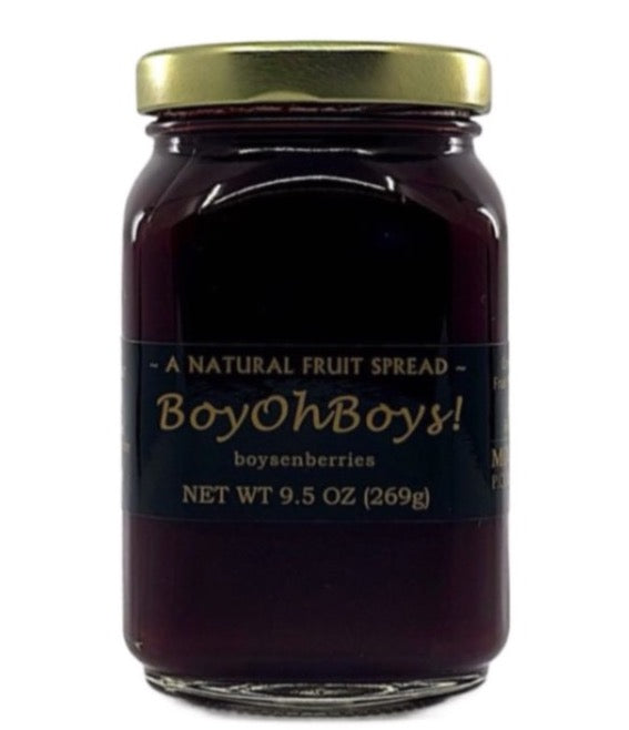 Mountain Fruit Company BoyOhBoys! - Boysenberry Fruit Spread/Jam 4-12 Jars Free Shipping!