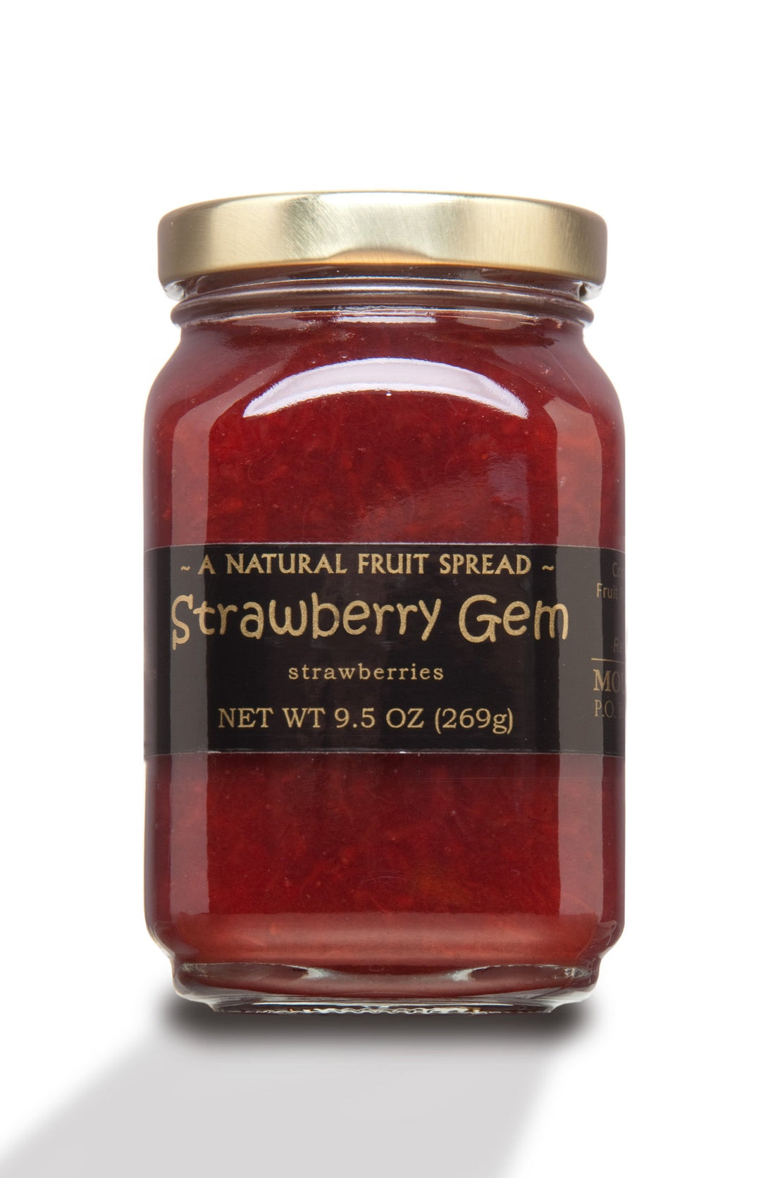 Mountain Fruit Company Strawberry Gem - Strawberry Fruit Spread/Jam 4-12 Jars Free Shipping!